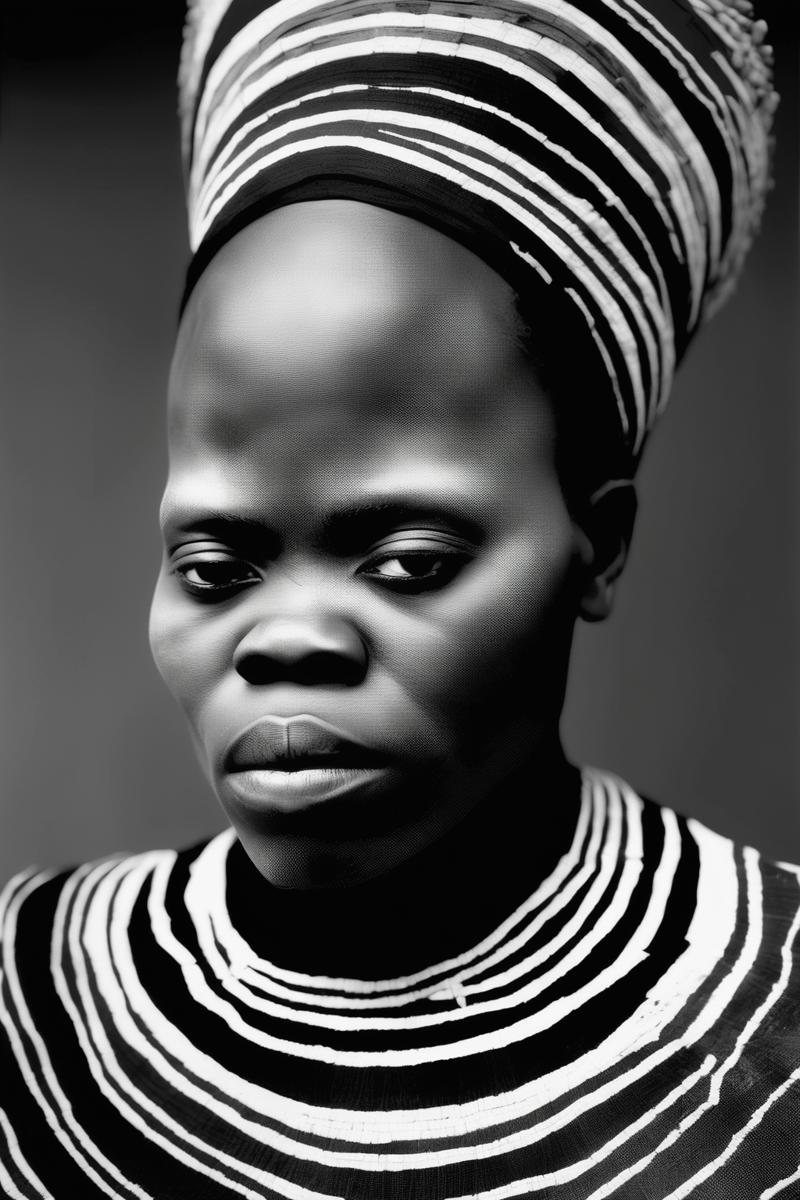 01319-2805145837-_lora_Zanele Muholi Style_1_Zanele Muholi Style - A portrait of a person involved in a traditional craft or occupation, reminisc.png